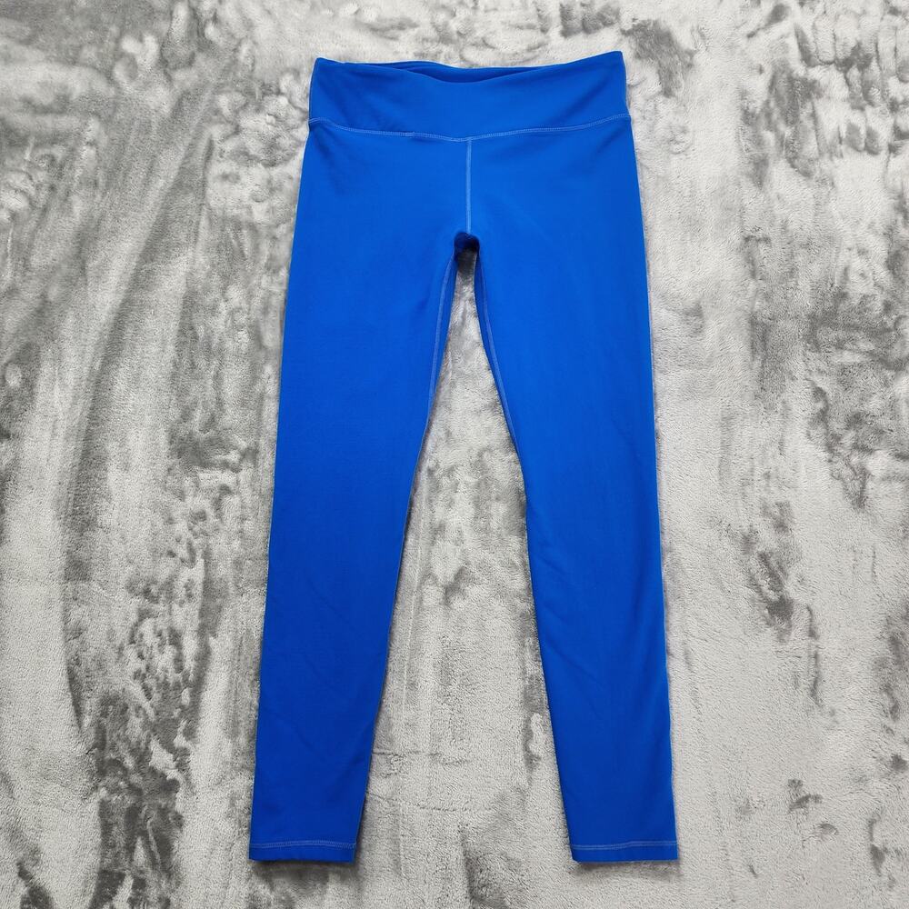 Fabletics Leggings Womens M Blue Salar Powerhold Ankle Stretch Workout Yoga Gym